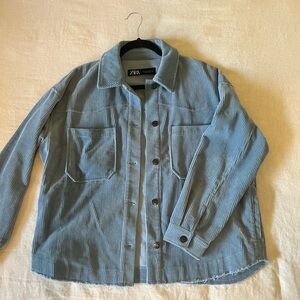 Zara Blue Utility Jacket/Shacket